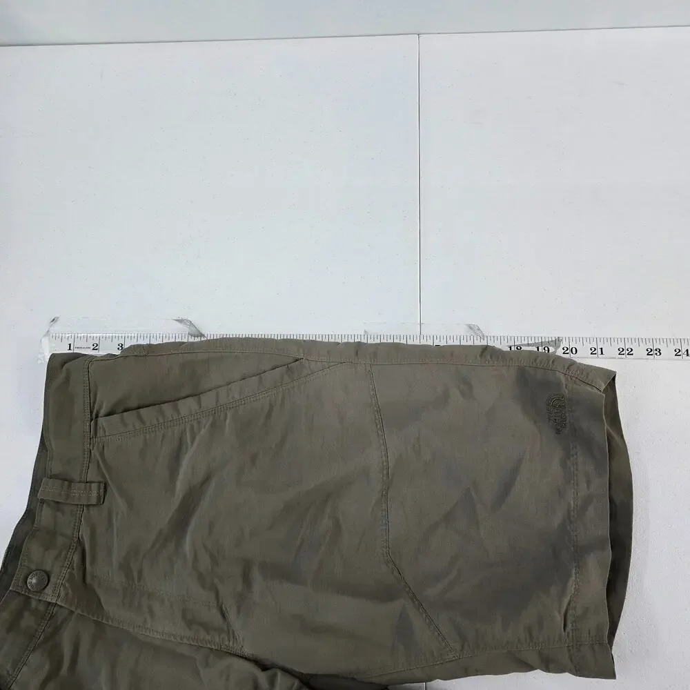 The North Face Men’s AXEZ Cargo Shorts Green Size 34 Outdoor Hiking Utility 6374